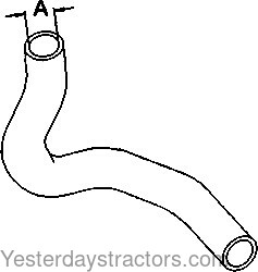 Ford 1220 Radiator Hose SBA310160740