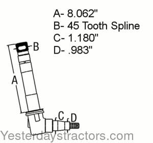 Ford 1620 Spindle SBA330301920