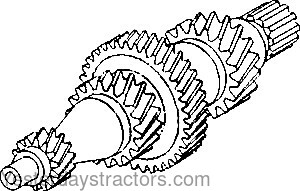 John Deere 820 Transmission Drive Shaft T21980