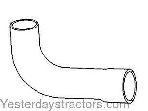 John Deere 3155 Radiator Hose TP-L62214