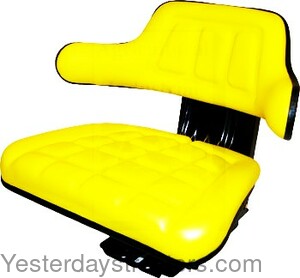 John Deere 2320 Wrap Around Seat Assembly - Yellow W222YL